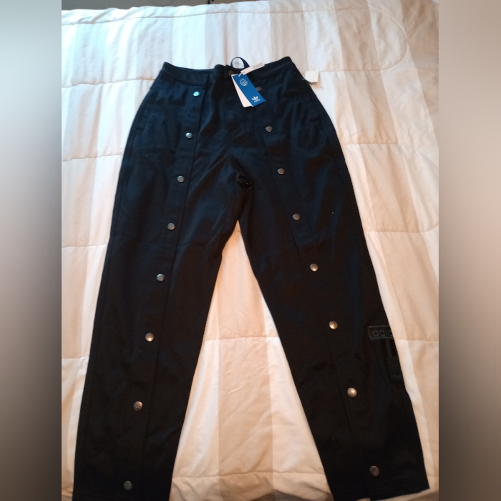 Adidas Black Tearaway Pants